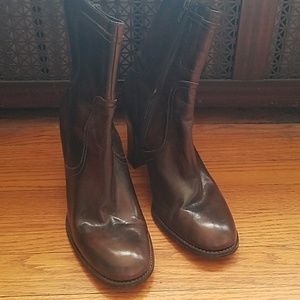 Brown Leather Boots